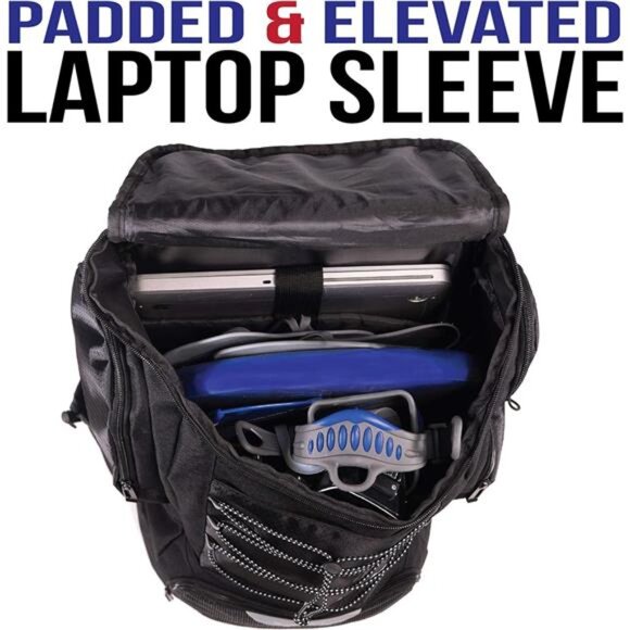 Swim Backpack - Swim Bag With Wet & Dry Compartments for Swimming, Beach,Camping - Picture 3 of 7